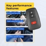 UrbanX Replacement 2020 Toyota Prius Key Fob – Fcc: Hyq14Fbc – Pn: 89904-47530 – 3 Button - Image 7