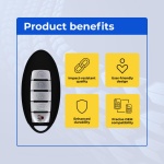 UrbanX Replacement Key Fob for 2017-2018 Nissan