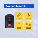 UrbanX Replacement Key Fob for 2022 Toyota