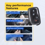 UrbanX (2-Pack) Replacement 2012 Lexus IS250 / IS350 Key Fob – Fcc: Hyq14Aem, Hyq14Aab – Pn: 89904-50380 – 4 Button - Image 7