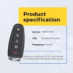 UrbanX Replacement Key Fob for 2015 Ford