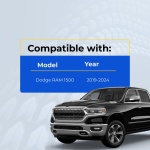 UrbanX Replacement 2019-2024 RAM 1500 Key Fob – Fcc: Oht-4882056, Oht4882056 – Pn: 68584153 – 4 Button - Image 4