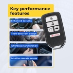 UrbanX (2-Pack) Replacement 2018 Honda Accord Key Fob – Fcc: Cwtwb1G0090 – Pn: 72147-Tva-A01 – 5 Button - Image 7