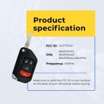 UrbanX Replacement 2018-2021 Jeep Gladiator Wrangler Key Fob – Fcc: Oht1130261 – Pn: 68416784Ac, 68416790 – 4 Button - Image 5