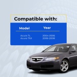 UrbanX Replacement 2004-2006 Acura TL Key Fob – Fcc: Oucg8D-387H-A – Pn: 72147-Sep-A62, 72147-Sep-A52 – 4 Button - Image 4