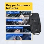 UrbanX Replacement 2015 Volkswagen Golf Key Fob – Fcc: Nbg010180T – Pn: 5K0837202 – 4 Button - Image 7