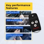 UrbanX Replacement 2004-2006 Acura TL Key Fob – Fcc: Oucg8D-387H-A – Pn: 72147-Sep-A62, 72147-Sep-A52 – 4 Button - Image 7