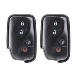 UrbanX (2-Pack) Replacement 2014 Lexus IS F Key Fob – FCC: HYQ14AEM, HYQ14AAB – PN: 89904-50380 – 4 Button