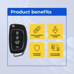 UrbanX Replacement 2013-2016 Hyundai Santa Fe Key Fob – Fcc: Tq8-Rke-3F04 – Pn: 95430-4Z100, 95430-4Z101 – 4 Button - Image 6