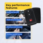 UrbanX Replacement Key Fob for 2004-2009 Toyota