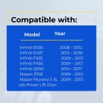 UrbanX (2-Pack) Replacement 2009-2014 Nissan Murano Key Fob – Fcc: Kr55Wk49622 – Pn: 285E3-1Aa7A, 285E3-1Aa5A – 3 Button - Image 4