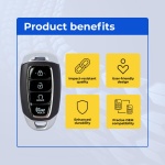 UrbanX Replacement 2020-2021 Hyundai Palisade Key Fob – Fcc: Tq8-Fob-4F19 – Pn: 95440-S8310 – 4 Button - Image 6