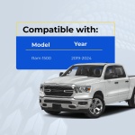 UrbanX (2-Pack) Replacement 2021 Ram 1500 Key Fob – Fcc: Oht-4882056, Oht4882056 – Pn: 68584154 – 5 Button - Image 4