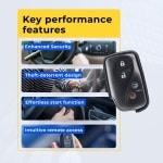 UrbanX Replacement 2012 Lexus LS460 Key Fob – Fcc: Hyq14Acx – Pn: 89904-50F90, 89904-75030 – 4 Button - Image 7