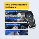 UrbanX (2-Pack) Replacement Key Fob for Ford Fusion/MKZ Fcc:M3N-A2C31243300,M3Na2C31243300,164-R8119,164-R7989,164-R7991 Pn:164-R8119,164-R7989,164-R7991 - Image 7