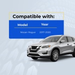 UrbanX Replacement 2017 Nissan Rogue Key Fob – Fcc: Kr5S180144106 – Pn: 285E3-6Fl7A, 285E3-6Fl7B – 5 Button - Image 4