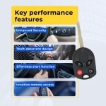 UrbanX (2-Pack) Replacement 2017 Ford Transit Connect Key Fob – Fcc: Cwtwb1U793, Ouc6000022, 164-R8126, 164-R8046 – Pn: 164-R8046, 164-R8126 - Image 7