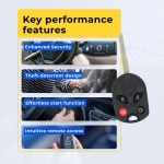 UrbanX Replacement 2013-2018 Ford C-Max Key Fob – Fcc: Cwtwb1U793, Ouc6000022, 164-R8126, 164-R8046 – Pn: 164-R8046, 164-R8126 – 4 Button - Image 7