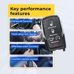 UrbanX Replacement 2019 Ram 1500 Key Fob – Fcc: Oht-4882056, Oht4882056 – Pn: 68584154, 68584154Aa – 5 Button - Image 7