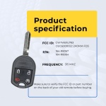 UrbanX Replacement 2011 Ford F-250 Key Fob – Fcc: Cwtwb1U793, Ouc6000022, 164-R8067, 164-R8064 – Pn: 164-R8064, 164-R8067 – 4 Button - Image 5