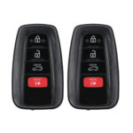 UrbanX (2-Pack) Replacement 2020 Toyota Corolla Key Fob – FCC: HYQ14FBN – PN: 8990H-02030, 8990H-12010 – 4 Button