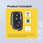 UrbanX (2-Pack) Replacement 2006-2008 Lexus GS450h IS250 Key Fob – Fcc: Hyq14Aab – Pn: 89904-30270 – 4 Button - Image 3