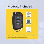 UrbanX (2-Pack) Replacement 2016-2019 Hyundai Tucson Key Fob – Fcc: Tq8-Rke-4F25 – Pn: 95430-D3010 – 4 Button - Image 3