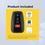 UrbanX (2-Pack) Replacement 2021 Toyota Corolla Key Fob – Fcc: Hyq14Fbn – Pn: 8990H-02030 – 4 Button - Image 3