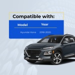 UrbanX Replacement 2018-2020 Hyundai Kona Key Fob – Fcc: Tq8-Fob-4F18 – Pn: 95440-J9010 – 4 Button - Image 4