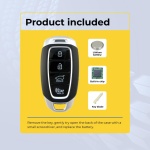 UrbanX Replacement 2019-2020 Hyundai Veloster Key Fob – Fcc: Sy5Igfge04 – Pn: 95440-K9000 – 4 Button - Image 3