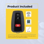 UrbanX Replacement 2018-2021 Toyota C-Hr Key Fob – Fcc: Mozbr1Et – Pn: 89904-F4020 – 3 Button - Image 3