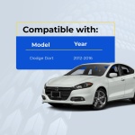 UrbanX Replacement 2012 Dodge Dart Key Fob – Fcc: M3N32297100 – Pn: 56046773Aa – 5 Button - Image 4