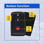 UrbanX Replacement Key Fob for 2008 Toyota