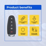 UrbanX Replacement Key Fob for 2013-2016 Ford