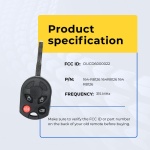 UrbanX Replacement Key Fob for 2018