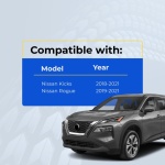 UrbanX Replacement 2018-2021 Nissan Kicks Rogue Key Fob – Fcc: Kr5Txn1 – Pn: 285E3-5Ra0A / 285E35Ra0A – 3 Button - Image 4
