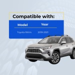 UrbanX Replacement 2019-2021 Toyota RAV4 Key Fob – Fcc: Hyq14Fbc – Pn: 8990H-0R0108990H-0R210 – 3 Button - Image 4