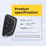 UrbanX Replacement Key Fob for 2021 Cadillac