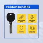 UrbanX Replacement 2011 Cadillac STS Transponder Key – Pn: 23372322 - Image 2