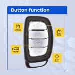 UrbanX Replacement 2016-2018 Hyundai Tucson Key Fob – Fcc: Tq8-Fob-4F07 – Pn: 95440-D3100Nna – 4 Button - Image 2