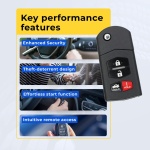 UrbanX (2-Pack) Replacement 2008 Mazda Rx-8 Key Fob – Fcc: Kpu41788 – Pn: 4238A-41524 – 4 Button - Image 7