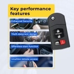 UrbanX Replacement 2006 Mazda Rx-8 Key Fob – Fcc: Kpu41788 – Pn: 4238A-41524 – 4 Button - Image 7