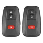 UrbanX (2-Pack) Replacement 2019 Toyota RAV4 Key Fob – FCC: HYQ14FBC – PN: 8990H-0R010 – 3 Button