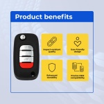 UrbanX (2-Pack) Replacement 2015-2017 Smart Forfour Key Fob – Fcc: Cwtwb1G767 – 0 Button - Image 6