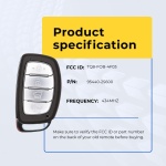 UrbanX Replacement 2014-2015 Hyundai Tucson Key Fob – Fcc: Tq8-Fob-4F03 – Pn: 95440-2S600 – 4 Button - Image 5