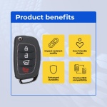 UrbanX (2-Pack) Replacement 2016-2019 Hyundai Tucson Key Fob – Fcc: Tq8-Rke-4F25 – Pn: 95430-D3010 – 4 Button - Image 6