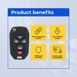UrbanX Replacement Key Fob for 2012