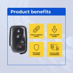 UrbanX Replacement 2006-2008 Lexus IS250 / IS350 Key Fob – Fcc: Hyq14Aab – Pn: 89904-30270 – 4 Button - Image 6