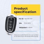 UrbanX (2-Pack) Replacement 2020-2021 Hyundai Palisade Key Fob – Fcc: Tq8-Fob-4F29 – Pn: 95440-S8010 – 5 Button - Image 5