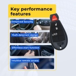 UrbanX Replacement 2013 Dodge Dart Key Fob – Fcc: M3N32297100 – Pn: 56046771Aa – 4 Button - Image 7